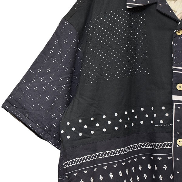 VISVIM 2025SS WALLIS DOWN SHIRT SS バンダナ柄半袖ダウンシャツジャケット 0225905011001 古着・中古-4枚目のアイテム画像