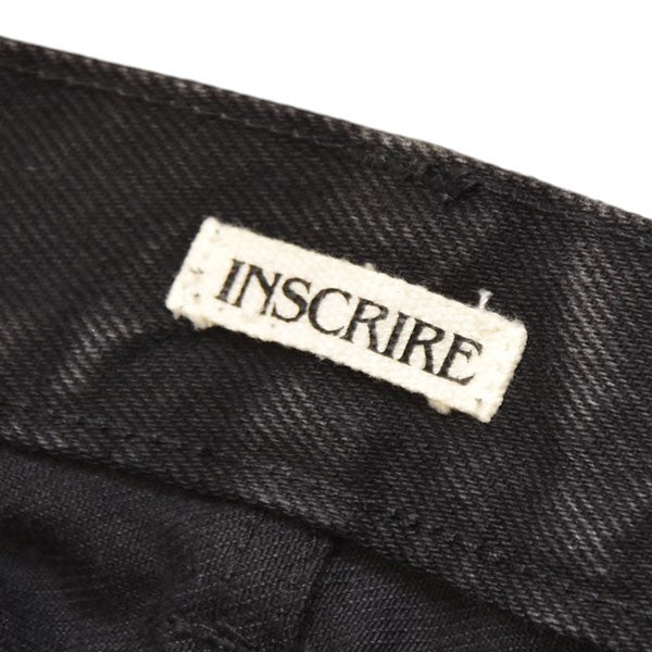 INSCRIRE×H BEAUTY＆YOUTH 5POCKET DENIM デニムパンツ ブラック