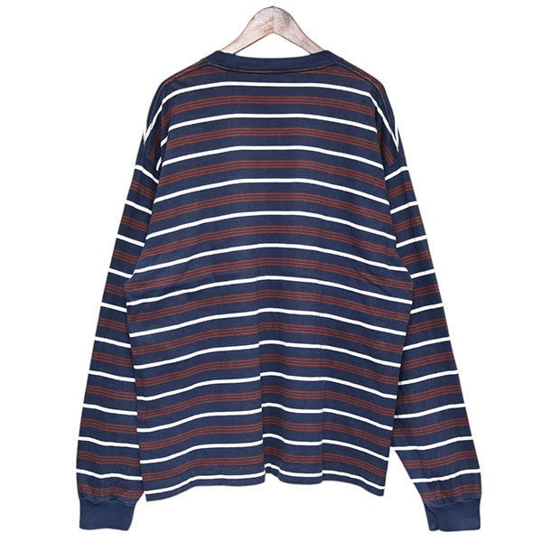 plllllleeeasse(プリーズ) 2024SS multi stripe long sleeve