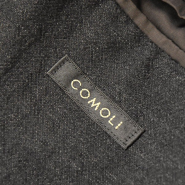 COMOLI(コモリ) 2Bウールシングルテーラードジャケット グレー
