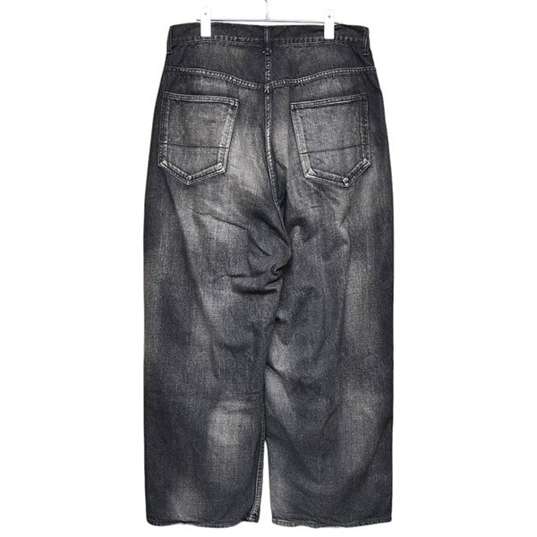 ANCELLM AGING WIDE DENIM PANTS 加工ワイドデニムパンツ ANC-PT48 古着・中古-2枚目のアイテム画像