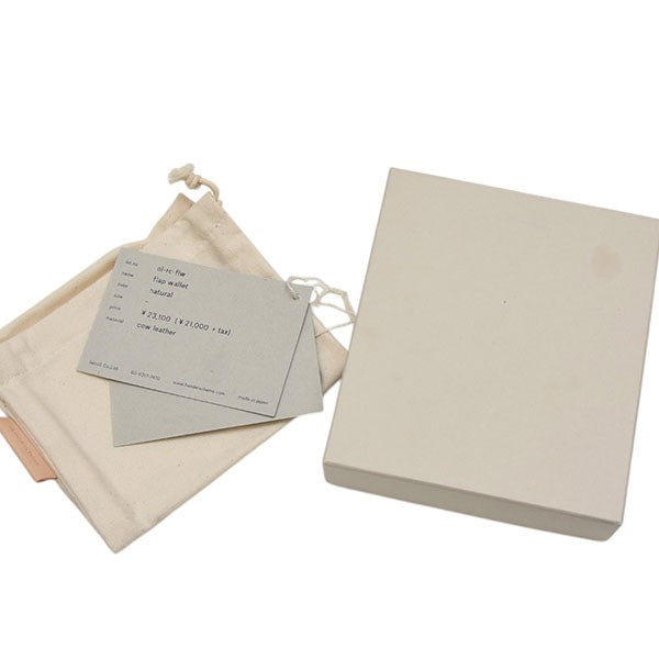 新品未使用hendershemeエンダーwallet二つ折り財布ベージュ Hender Scheme(エンダースキーマ) flap wallet 二つ折り財布 ol