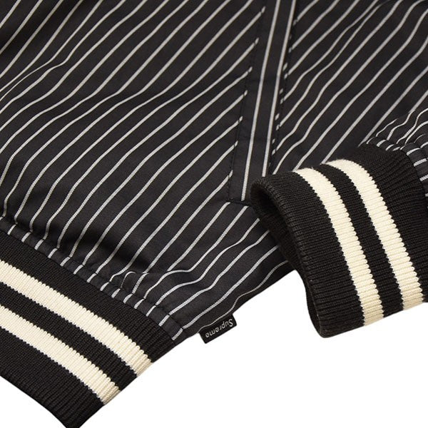 Supreme×COMME des GARCONS SHIRT 2014SS Reversible Varsity Baseball Jacket ドット×ストライプ リバーシブルスタジャン ジャケット ハロルドハンター 古着・中古-6枚目のアイテム画像