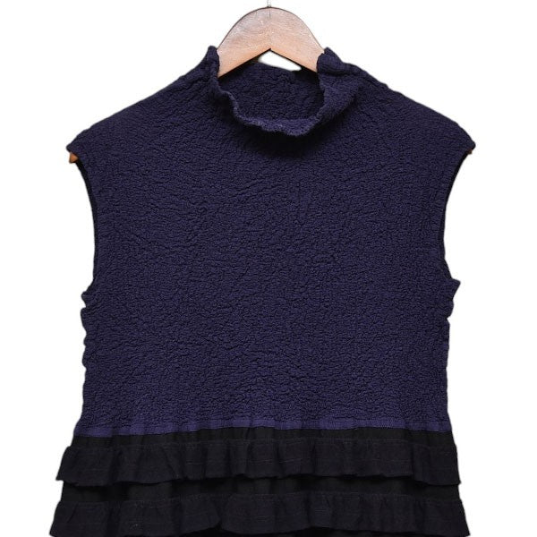 me ISSEY MIYAKE(ミーイッセイミヤケ) シフォンノースリーブフリル