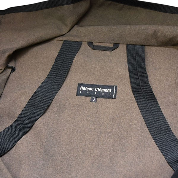 Helene Clement DoubleZip Coat ハイネックダブルジップブルゾン ジャケット 古着・中古-8枚目のアイテム画像