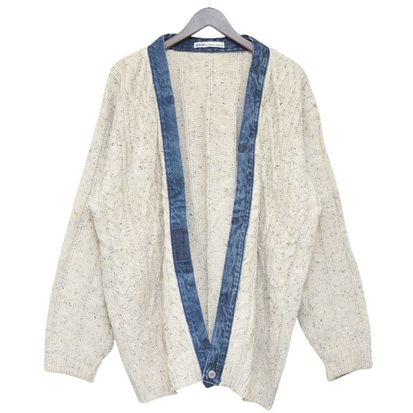 REMAKE DENIM PIPING CARDIGAN　デニムパイピングリメイクカーディガン