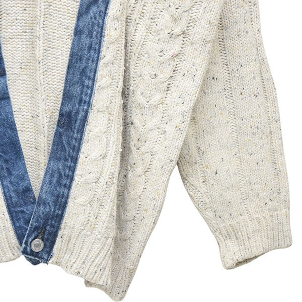 REMAKE DENIM PIPING CARDIGAN　デニムパイピングリメイクカーディガン