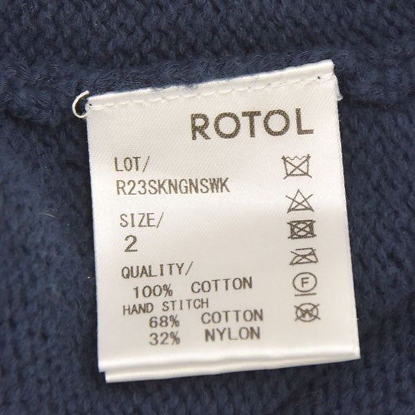 ROTOL×1LDK 2023SS FRANKEN CREW NECK KNIT クルーネック