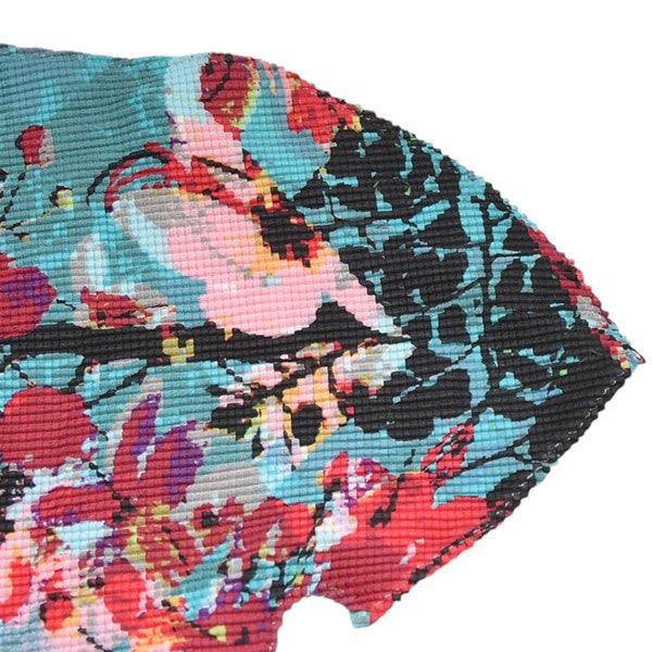 me ISSEY MIYAKE(ミーイッセイミヤケ) 花柄プリントTシャツ カットソー 