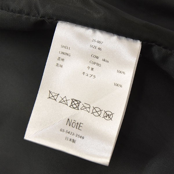 NotE(ノート) Chronicle Over Riders Jacket オーバーサイズダブル