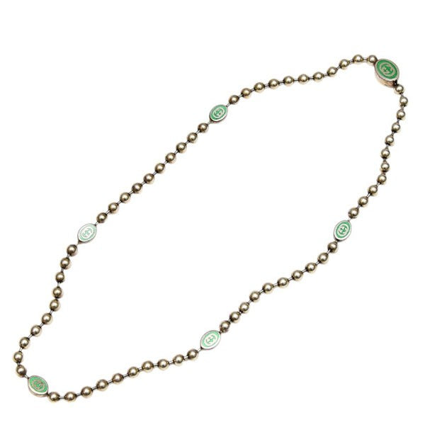 GUCCI インターロッキングG ボール チェーン ネックレス 701611 GUCCI(グッチ) インターロッキングG ボールチェーンネックレス