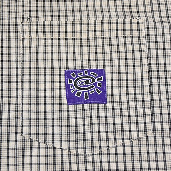 button up shirt　半袖チェックシャツ