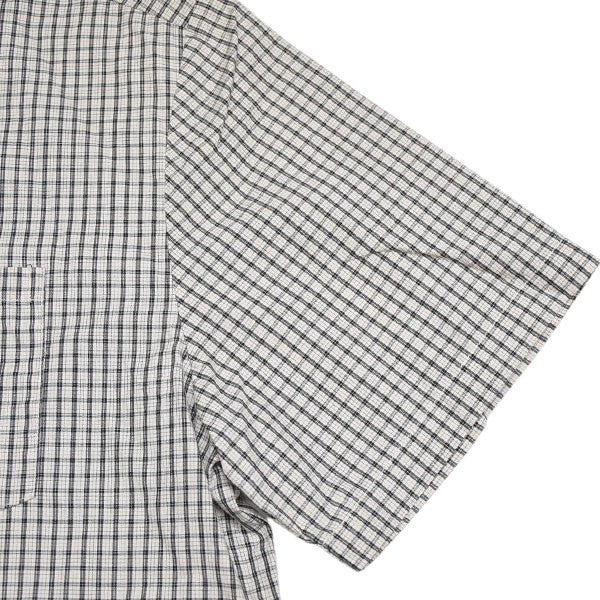 button up shirt　半袖チェックシャツ