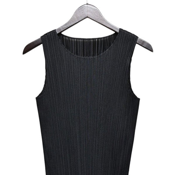 PLEATS PLEASE(プリーツプリーズ) BASICS ノースリーブプリーツドレス 