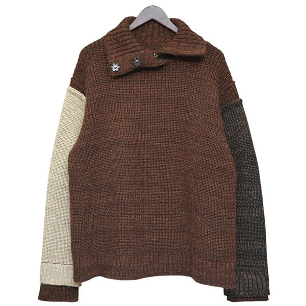 KHOKI 2022AW Suzani patchwork knit パッチワークニット 22aw-k-05 古着・中古-1枚目のアイテム画像
