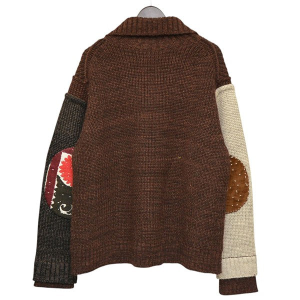 KHOKI 2022AW Suzani patchwork knit パッチワークニット 22aw-k-05 古着・中古-2枚目のアイテム画像