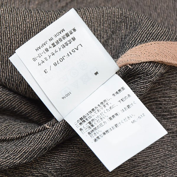 IM MEN ISSEY MIYAKE 2025SS DOUBLE WEAVE CREPE バンドカラーシャツ LA51FJ078 古着・中古-7枚目のアイテム画像