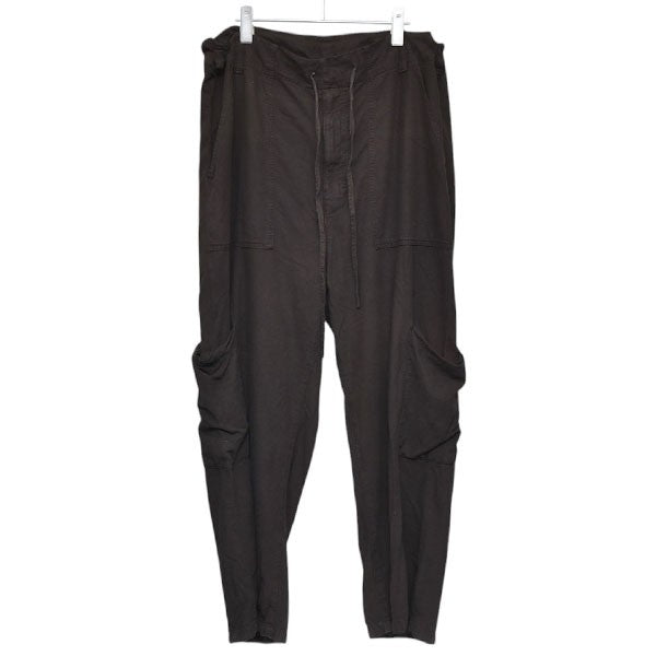 ANCELLM(アンセルム) 2024SS SILK SUEDE BAKER CARGO PANTS シルク