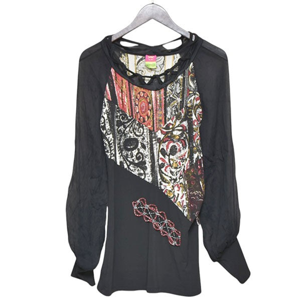 シアートップス　ロングスリーブTシャツ
