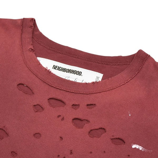 NEIGHBORHOOD 2025SS SAVAGE CREWNECK-P SS ダメージ加工クルーネックTシャツ 251OKM-1-CSM04 古着・中古-3枚目のアイテム画像