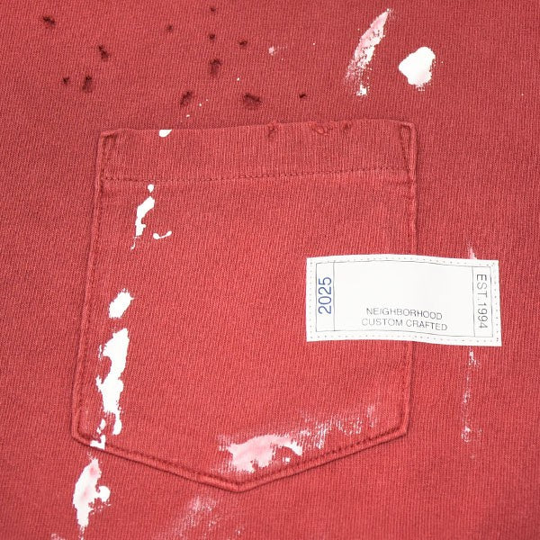 NEIGHBORHOOD 2025SS SAVAGE CREWNECK-P SS ダメージ加工クルーネックTシャツ 251OKM-1-CSM04 古着・中古-4枚目のアイテム画像