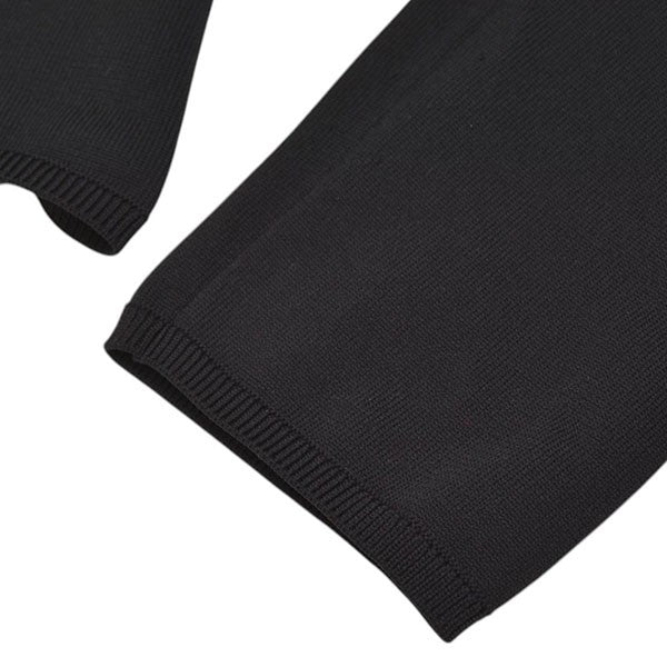 コムデギャルソン COMME des GARCONS 2022SS　ねじれプルオーバーセーター　クルーネック変形ニット　GI-N013 ブラック×グリ COMME des GARCONS(コムデギャルソン) 2022SS ねじれプル