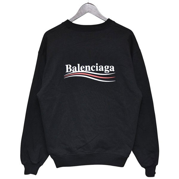 BALENCIAGA 2018SS キャンペーンロゴスウェット トレーナー 536585 古着・中古-1枚目のアイテム画像