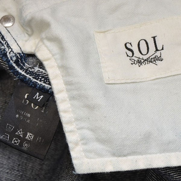 Ponpoko様　　新品タグ付き SOLNI ソルニ　プリントワイドデニム M 𝐒𝐎𝐋𝐍𝐈 𝐏𝐫𝐢𝐧𝐭𝐞𝐝 𝐖𝐢𝐝𝐞-𝐋𝐞𝐠 𝐃𝐞𝐧𝐢𝐦໒꒱⋆ﾟ