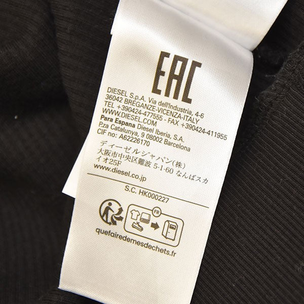 DIESEL(ディーゼル) S-ELECTRUMZIPUP HOODIE サーマルジップ