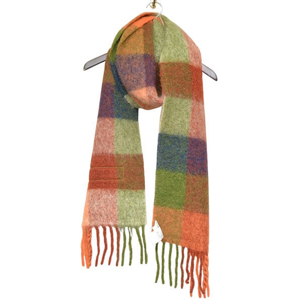 ACNE STUDIOS(アクネストゥディオズ) モヘア チェック スカーフ 大判