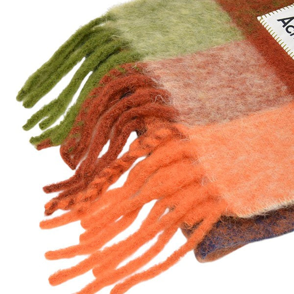 ACNE STUDIOS(アクネストゥディオズ) モヘア チェック スカーフ 大判