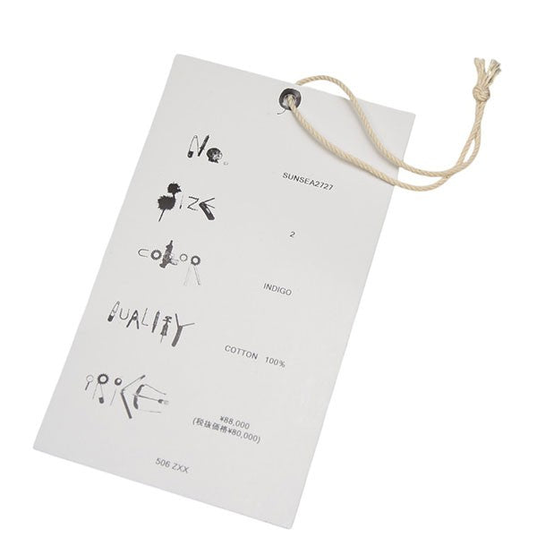 SUNSEA(サンシー) 2023AW 506ZXX CUSTOM デニムジャケット ウォッシュ