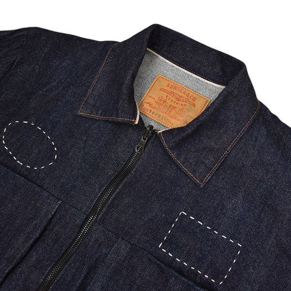 SUNSEA(サンシー) 2023AW 506ZXX CUSTOM デニムジャケット ウォッシュ