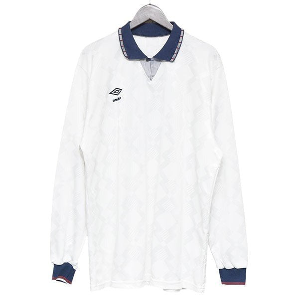 1990年代　Vintage　イングランド代表オームユニフォーム　ロングスリーブポロシャツ