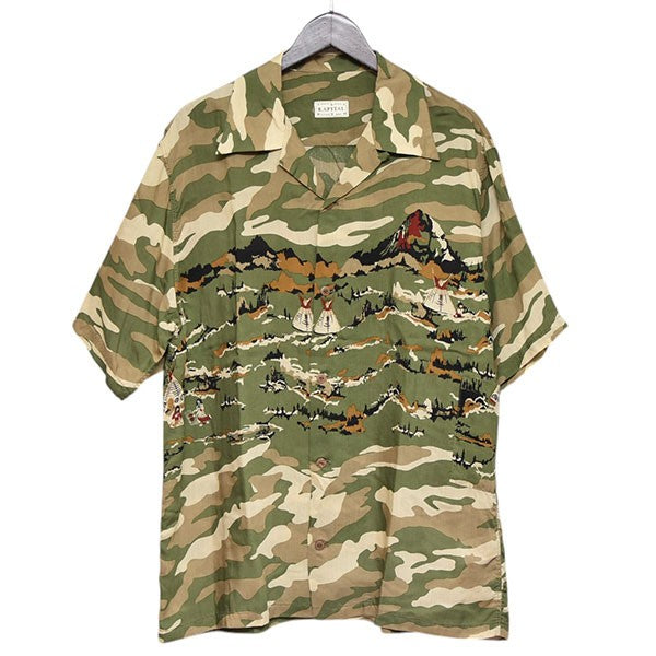 KAPITAL(キャピタル) カモフラアロハシャツ K2006SS207