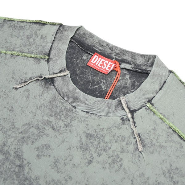 DIESEL T-CRAHOR-LS-R1 マーブルロングスリーブTシャツ 古着・中古-3枚目のアイテム画像