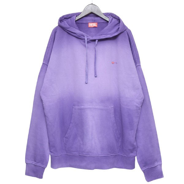 美品✨ DIESEL ｜ ディーゼル　コットンパーカー　Lサイズ　紫 DIESEL - 美品✨ DIESEL ｜ ディーゼル コットンパーカー Lサイズ 紫の