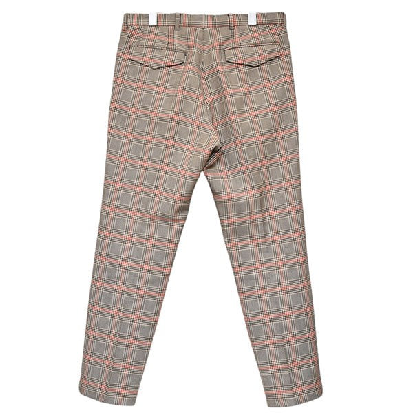 DRIES VAN NOTEN 2018AW チェックテーパードスラックスパンツ 古着・中古-2枚目のアイテム画像