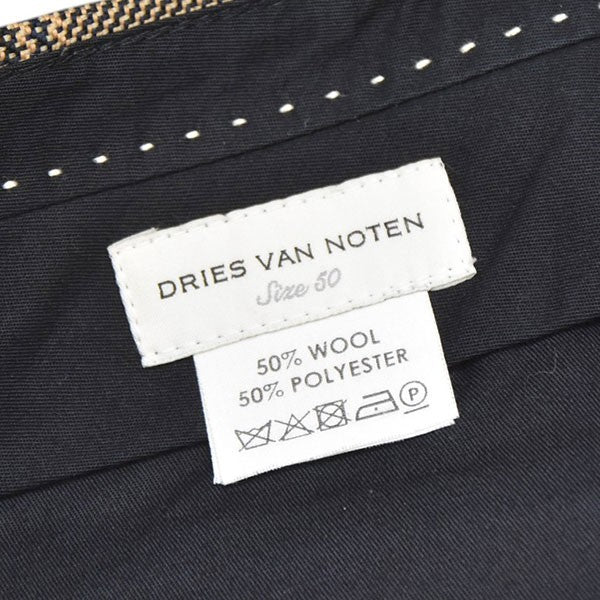 DRIES VAN NOTEN 2018AW チェックテーパードスラックスパンツ 古着・中古-7枚目のアイテム画像