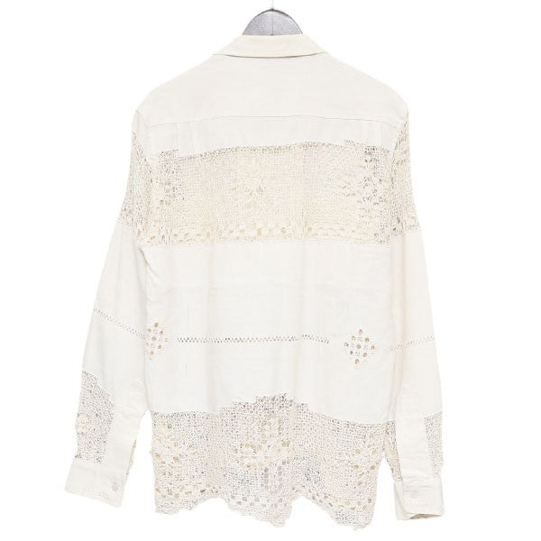 BODE 新品 PETAL LACE SS SHIRT シャツ ボーディ MRS23SH097-