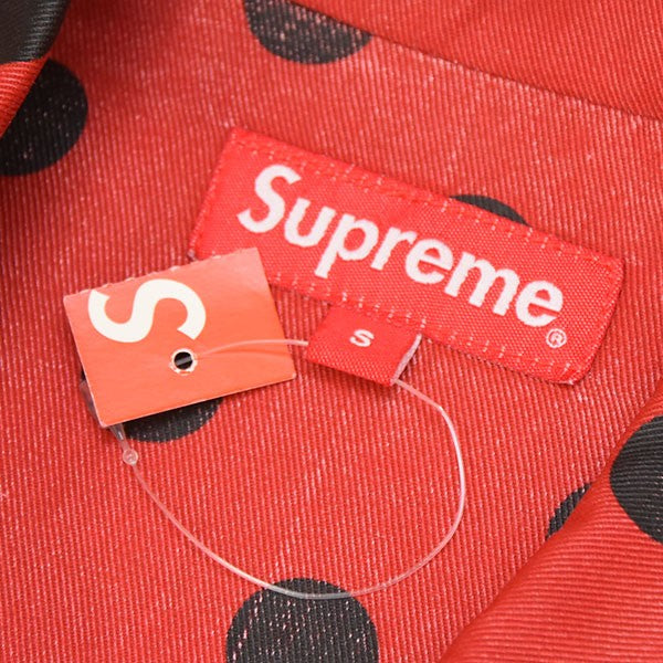 Supreme(シュプリーム) 2018SS POLKA DOTS RAYON WORK JACKET