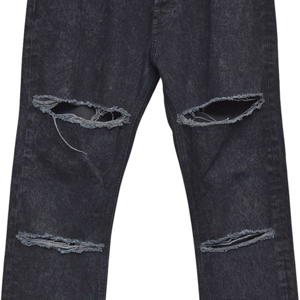 MARNI マルニ 24SS イタリア製 MARBLE DYED DENIM マーブルダイ ワイドデニムパンツ PAJD0425A0 USCT87 40 BLACK ジップフライ ジーンズ Wide Leg Denim ボトムス【中古】【MARNI】 Marni Women's Blue Pink Marble Dyed Cotton Denim Jeans Pants Size