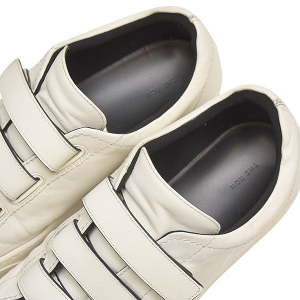 【THE ROW ザロウ】ストラップレザースニーカー THE ROW ザロウ MARIE H LACE-UP SNEAKER スニーカー ブラック