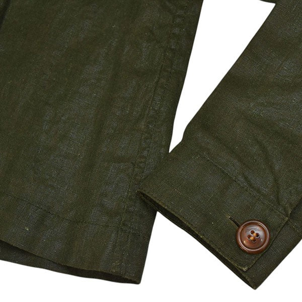 MASU(エムエーエスユー) 2021SS FOIL COATED ON LINEN ZIP-UP
