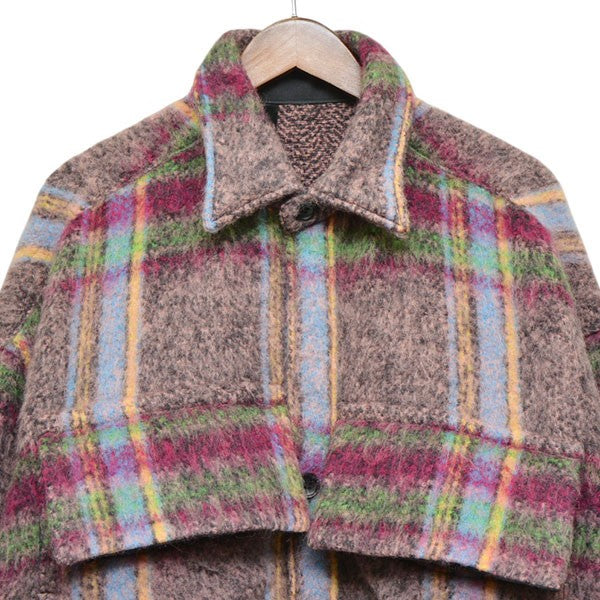 N．HOOLYWOOD 2024AW CPO BLOUSON チェックモヘヤジャケット 2242-BL05-008 古着・中古-3枚目のアイテム画像