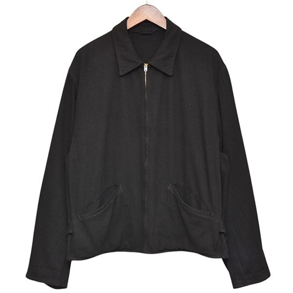 COMOLI (コモリ) シルクネップ ジップショートジャケット