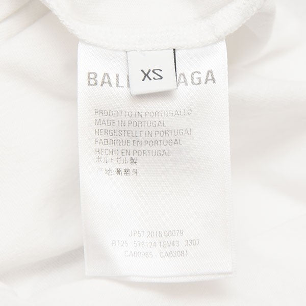 美品BALENCIAGA オーバーサイズシャツ 無地ブラック ロゴバックプリント 3KsviNnpQJDi.jpg?width=768