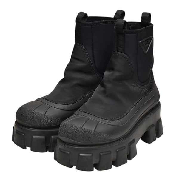 未使用級✨PRADAプラダ パンプス サンダル 3XP064 アンクルストラップ PRADA(プラダ) トライアングルストラップサンダルパンプス