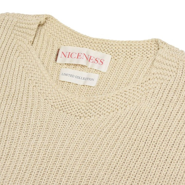 NICENESS(ナイスネス) 2021SS LENNY ニットベスト NN-K01WSS21 NN