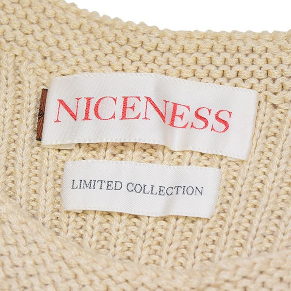 NICENESS(ナイスネス) 2021SS LENNY ニットベスト NN-K01WSS21 NN